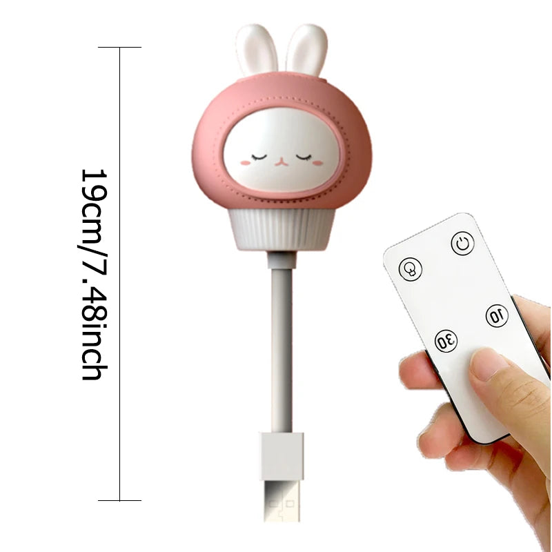 Veilleuse Animaux USB mignonne avec télécommande