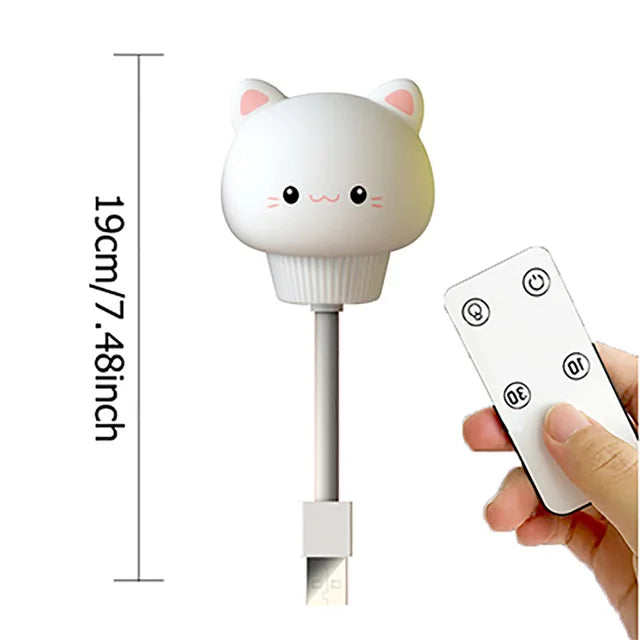 Veilleuse Animaux USB mignonne avec télécommande