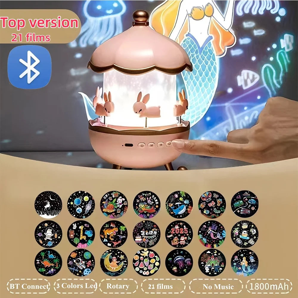 Veilleuse Projection Carousel