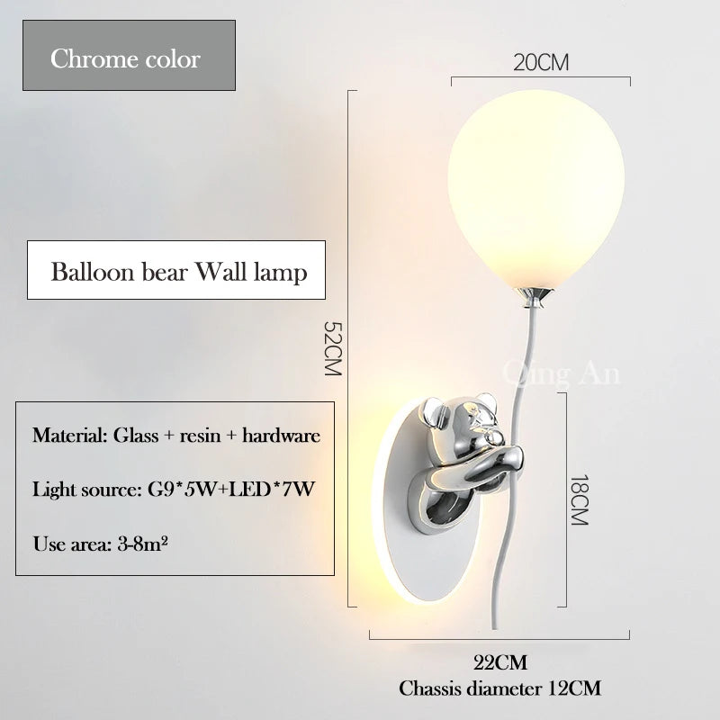 Veilleuse Applique Murale Ours Moderne