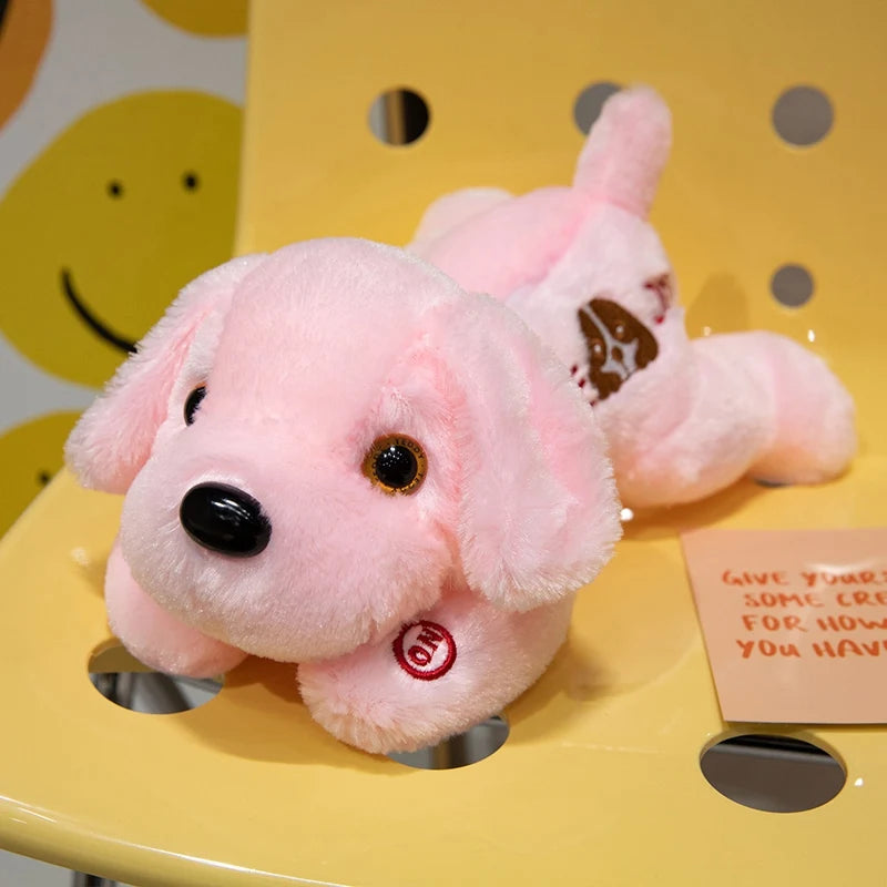 Peluche Veilleuse Chien Allongé