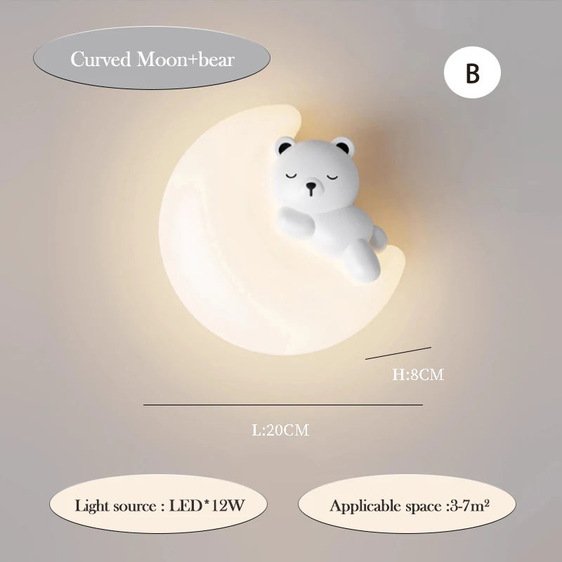 Veilleuse Applique Murale Animaux