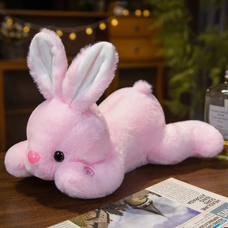 Peluche Veilleuse Lapin, Assis et Couché
