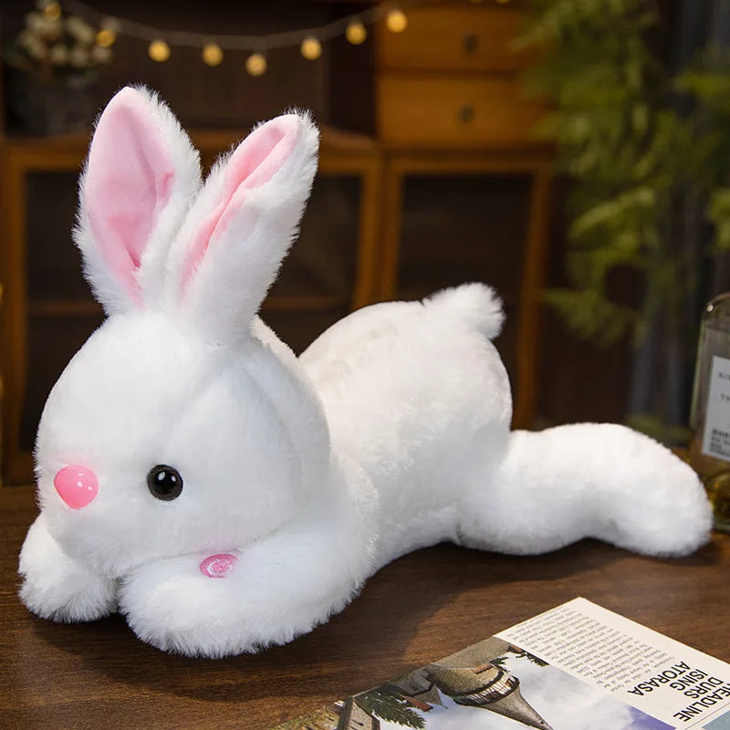 Peluche Veilleuse Lapin, Assis et Couché