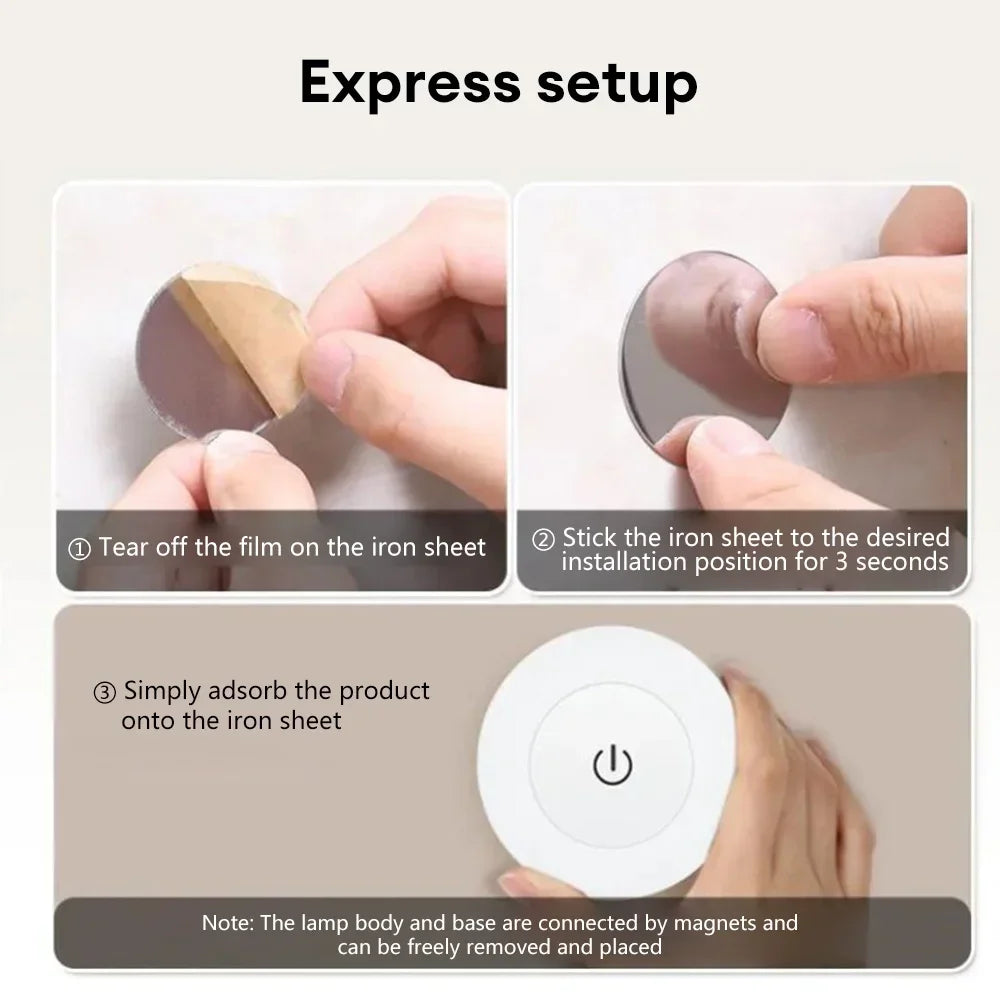 Veilleuse Nomade Magnétique Tricolore