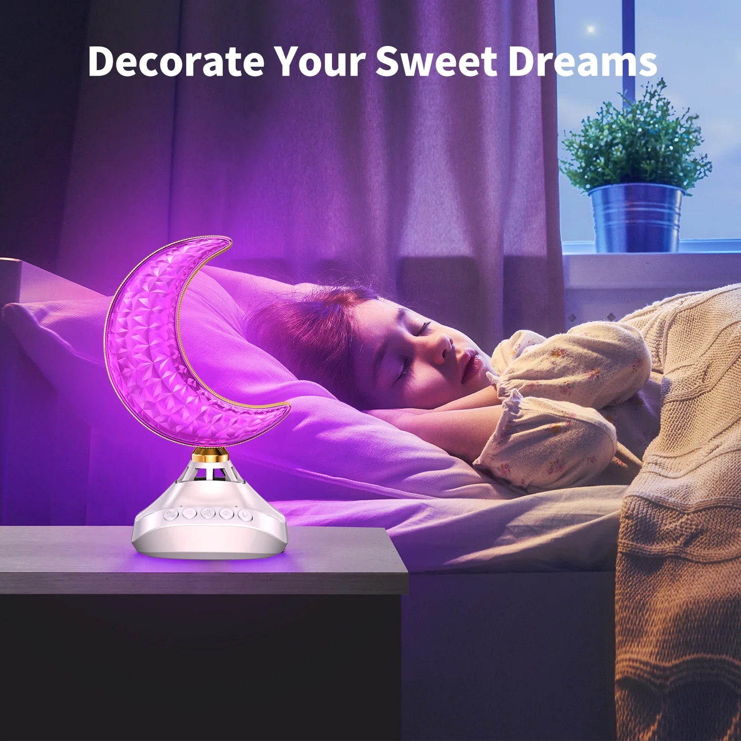 Veilleuse Projecteur Coranique Croissant de Lune