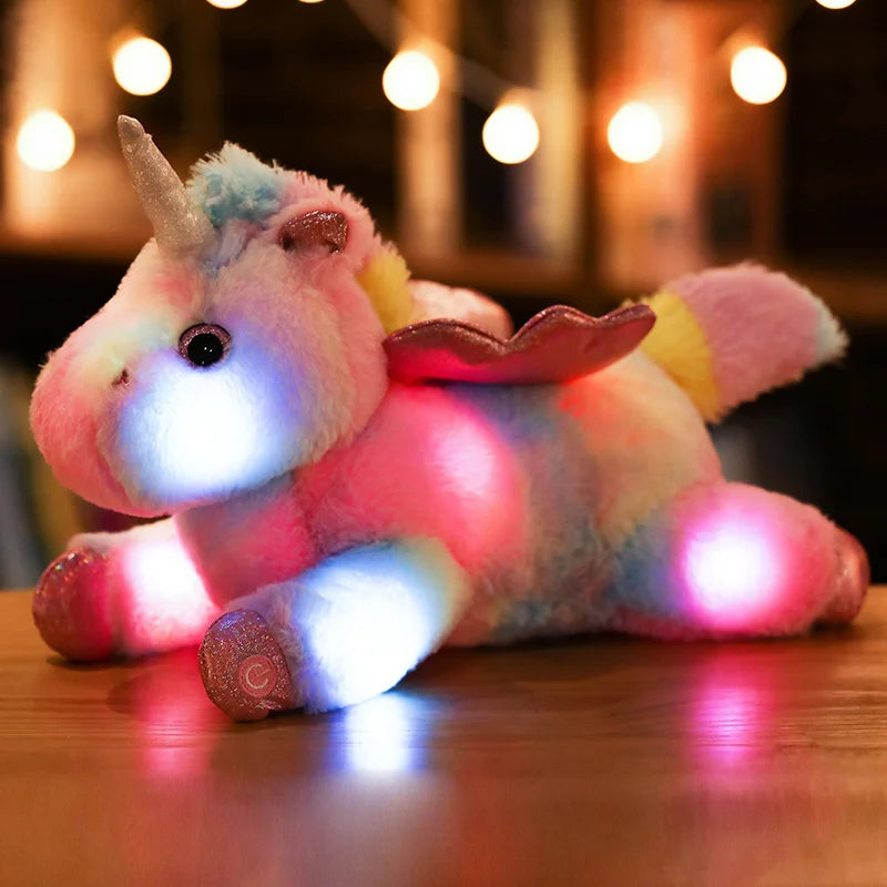 Peluche Veilleuse Licorne