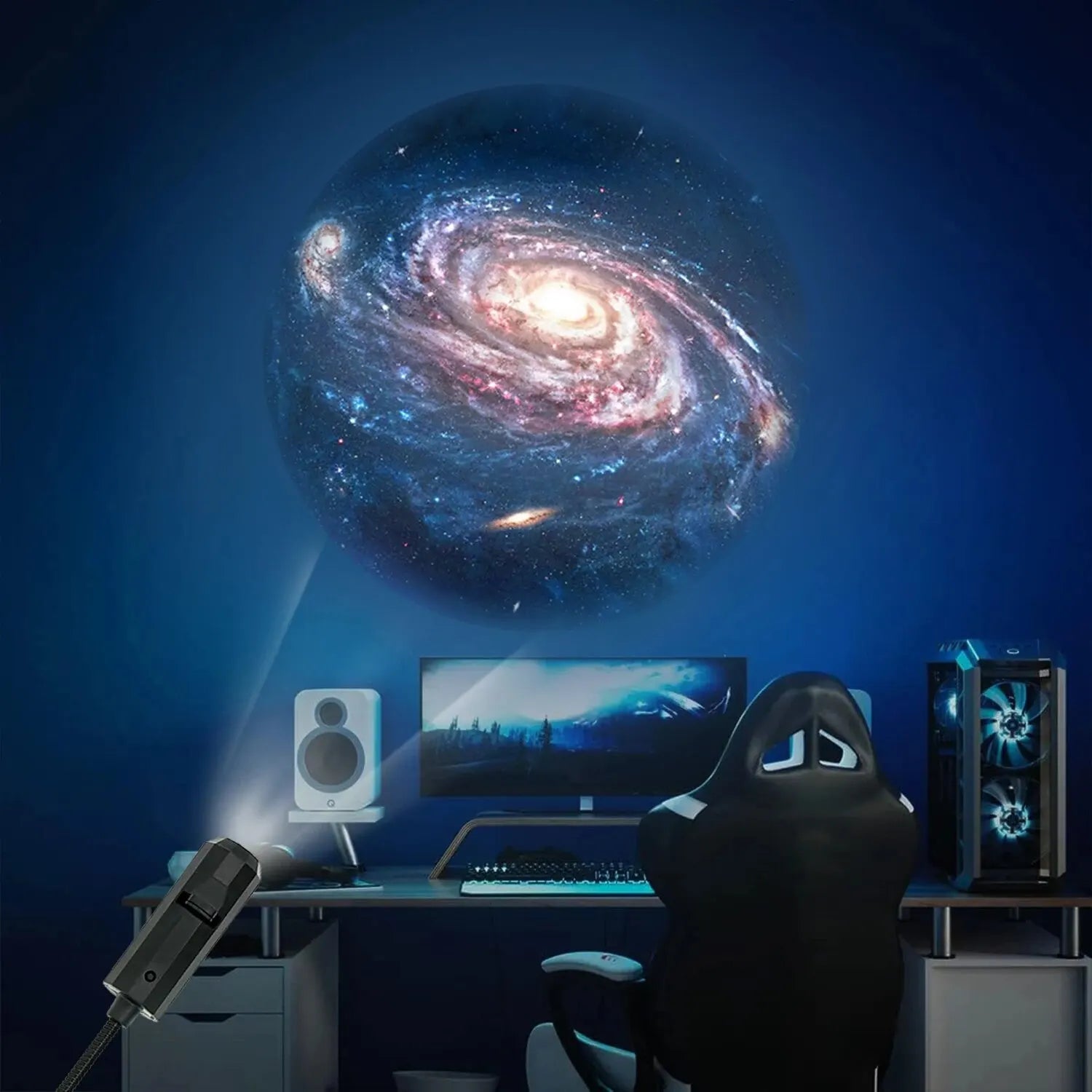 Lampe projecteur D'étoile USB