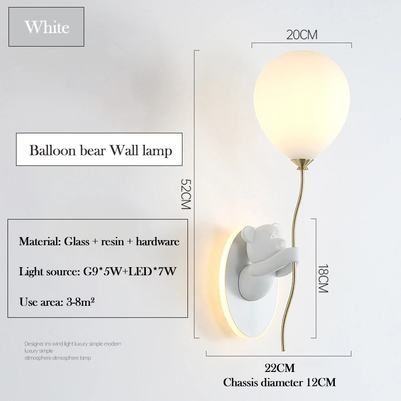 Veilleuse Applique Murale Ours Moderne