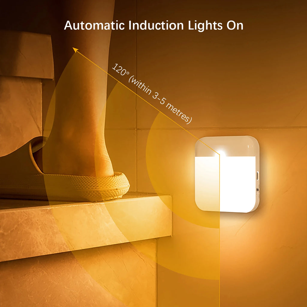 Veilleuse détecteur de mouvement Carré