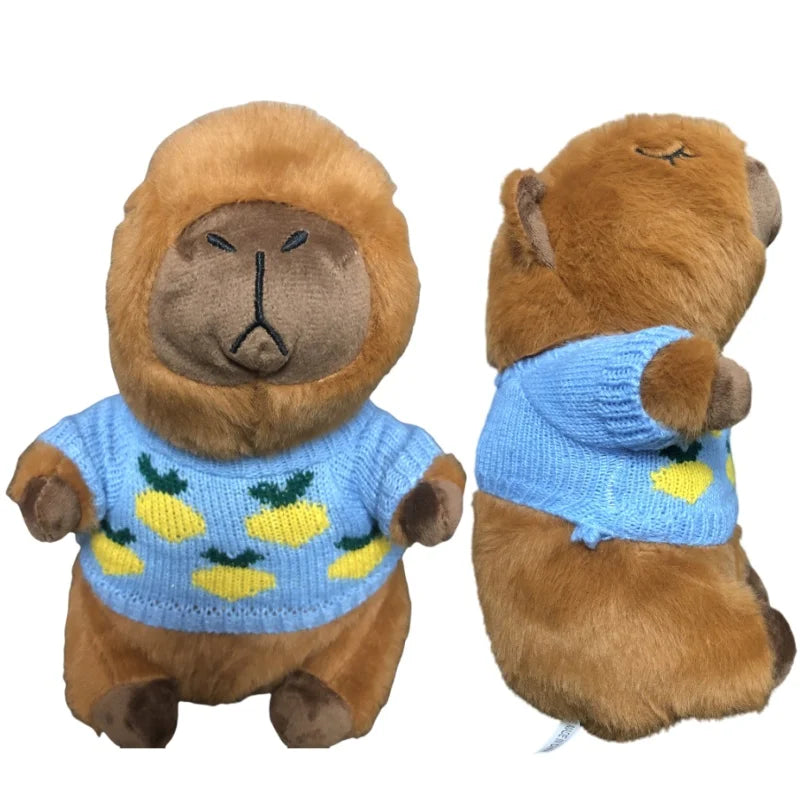 Peluche Veilleuse Capybara avec T-shirt