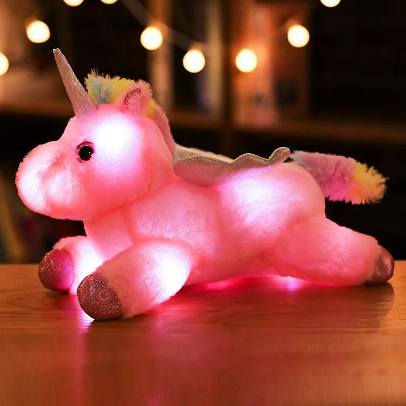 Peluche Veilleuse Licorne