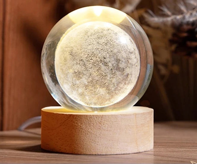 Veilleuse Boule de Cristale Système Solaire