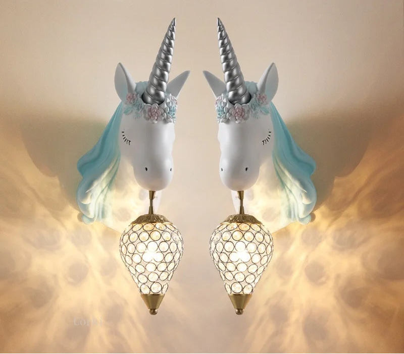 Veilleuse Applique Murale Licorne Magique