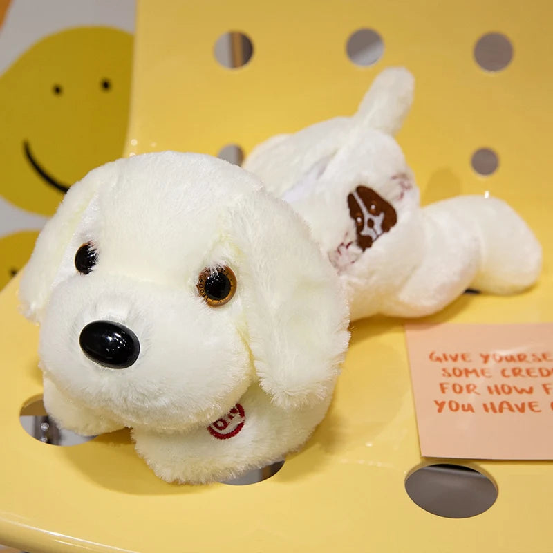 Peluche Veilleuse Chien Allongé