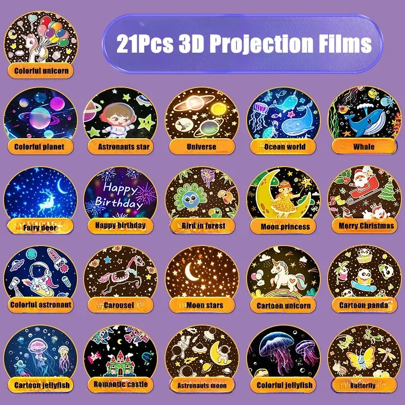 Veilleuse Projecteur Robot Musicale