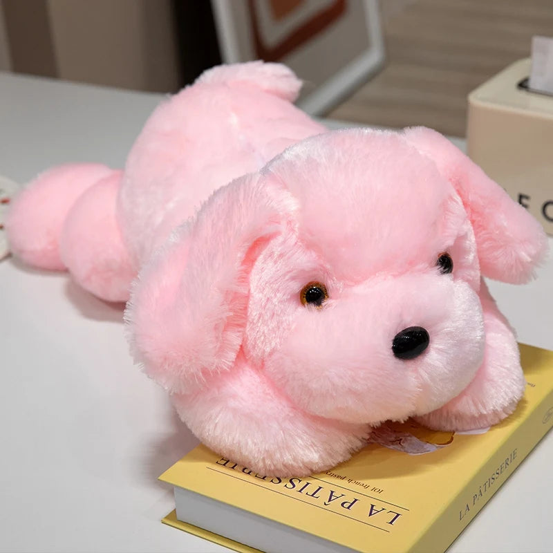 Peluche Veilleuse Chien Allongé