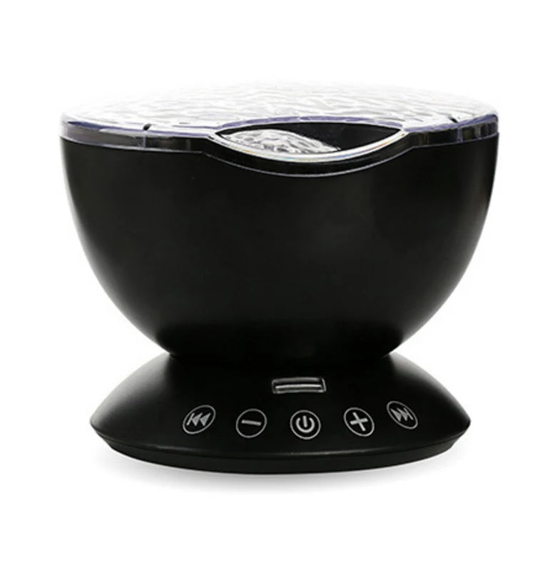 Veilleuse Projecteur de lumières LED avec haut-parleur intégré.