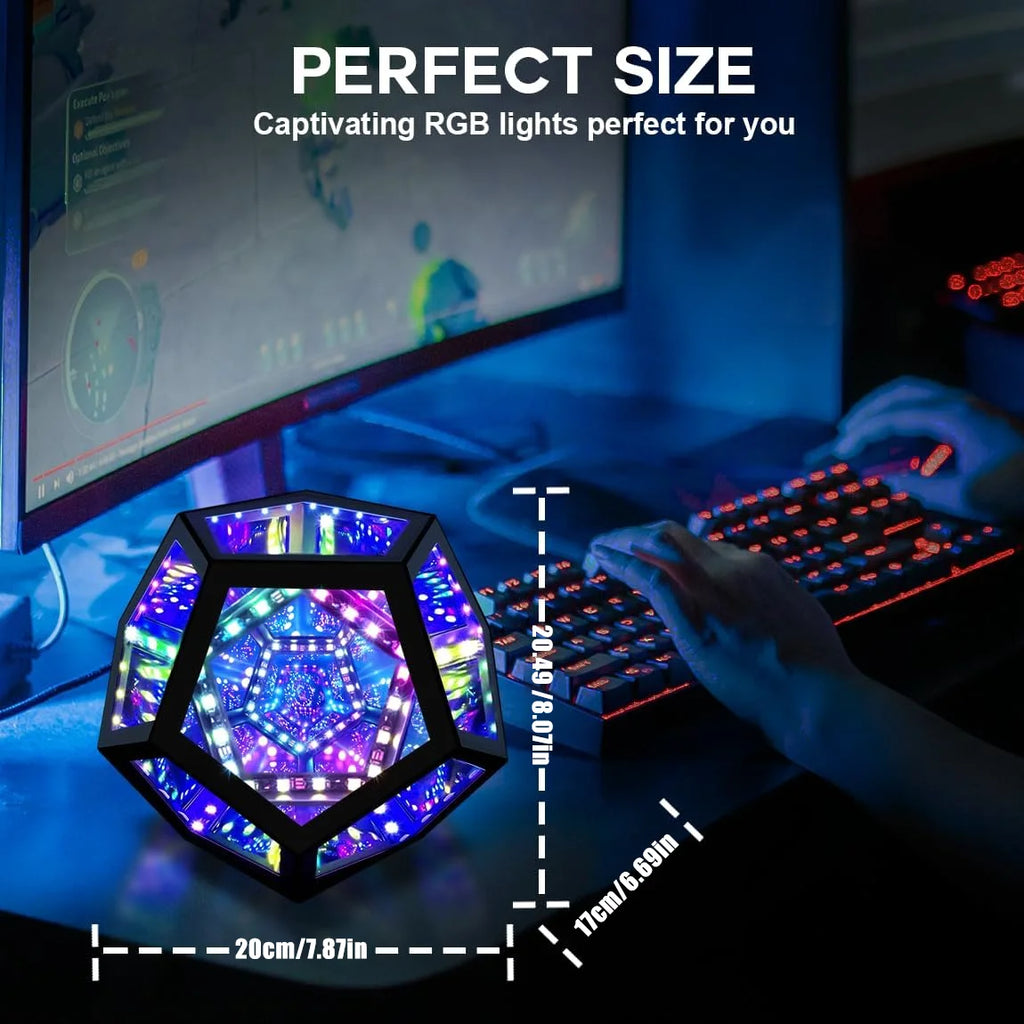 Veilleuse LED RGB à couleurs changeantes synchronisée avec la musique