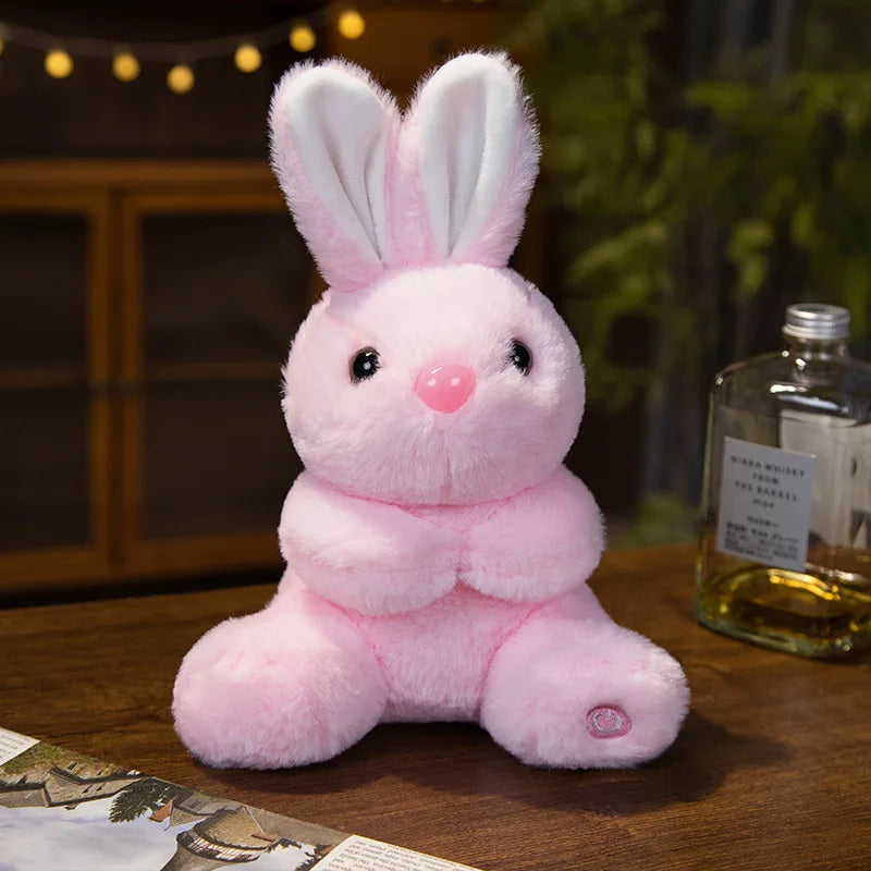 Peluche Veilleuse Lapin, Assis et Couché