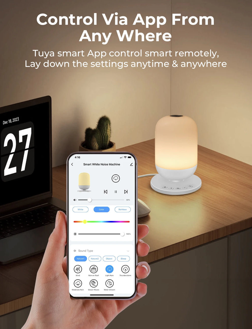 Veilleuse Bruit Blanc Smart