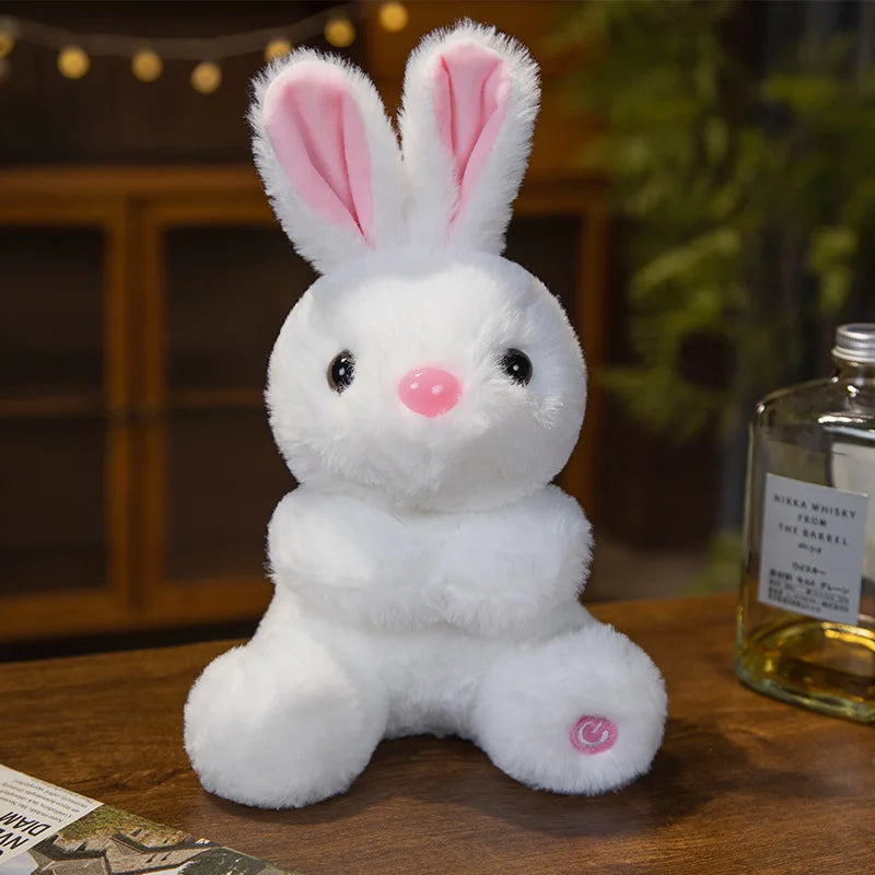 Peluche Veilleuse Lapin, Assis et Couché