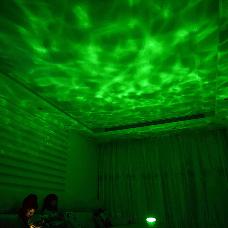 Veilleuse Projecteur de lumières LED avec haut-parleur intégré.