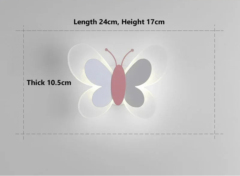 Veilleuse Applique Murale Papillon