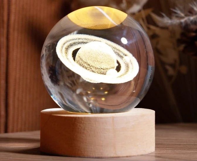 Veilleuse Boule de Cristale Système Solaire