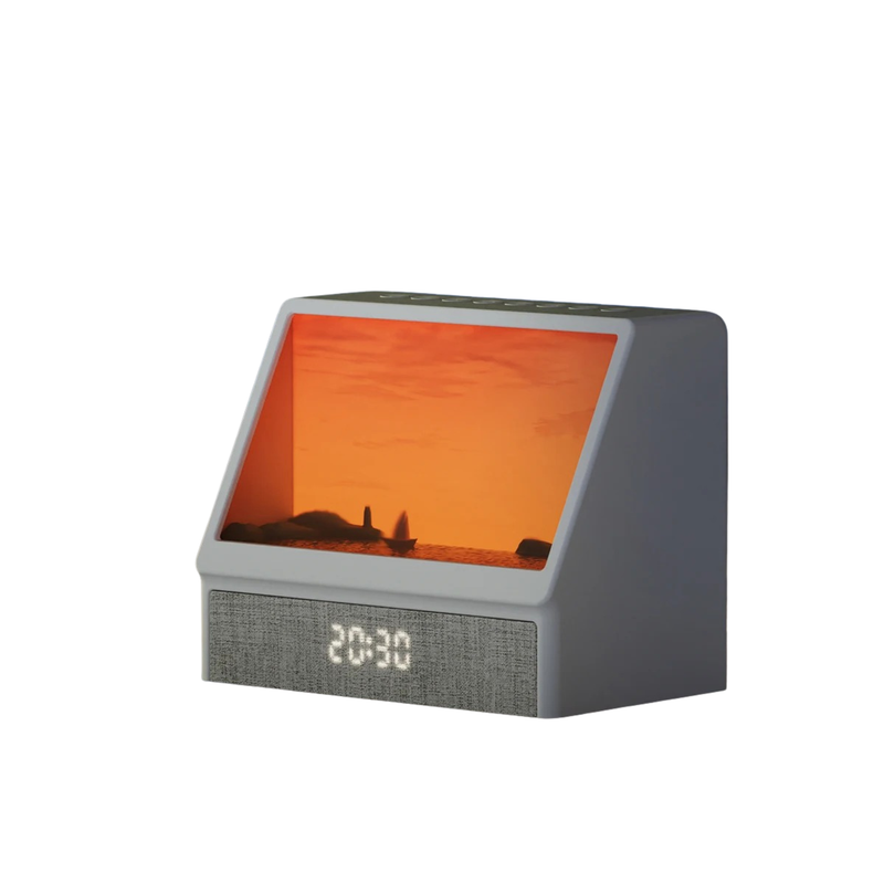 Veilleuse/Horloge Bruit Blanc et Méditation