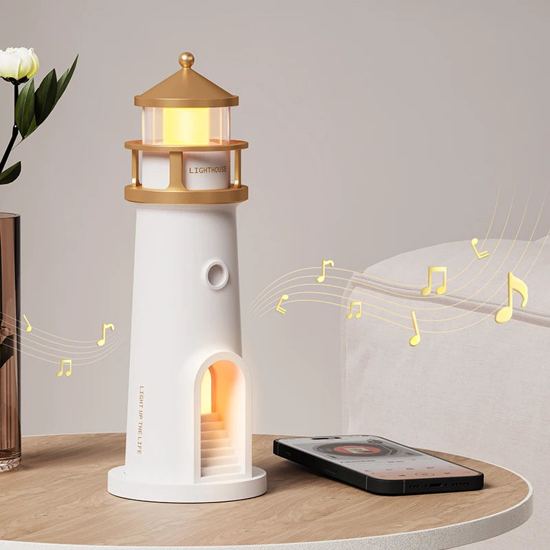 Veilleuse Musicale Phare Bleutooth