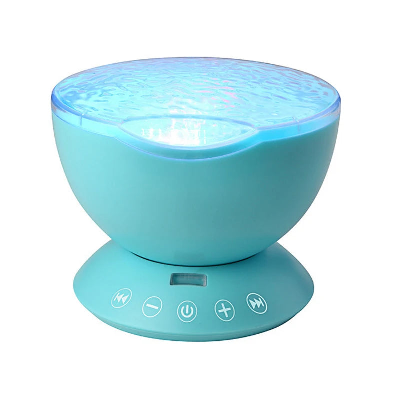 Veilleuse Projecteur de lumières LED avec haut-parleur intégré.